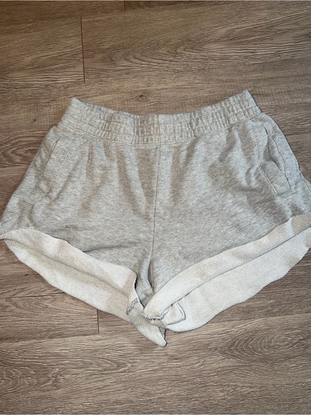 aerie Light Gray Athletic Lounge Shorts